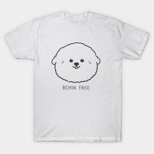 Kawaii Bischon Frise Face T-Shirt